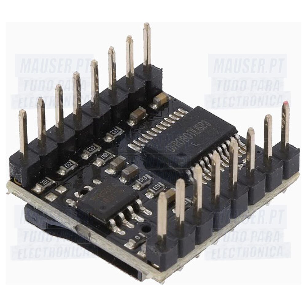 DFR0299 DFROBOT Mini módulo leitor de MP3 c/ suporte p/ cartões Micro ...